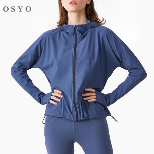 休閑寬松開(kāi)衫跑步健身瑜伽服osyo工廠直銷批發(fā)定制現(xiàn)貨
